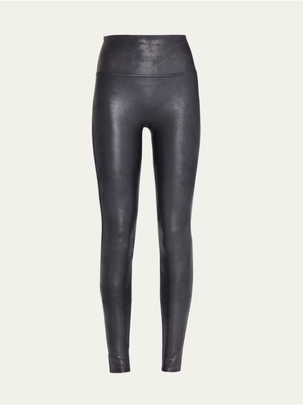 Spanx timeless high Waist Faux Leather Leggings Black Alt Girl indie Small